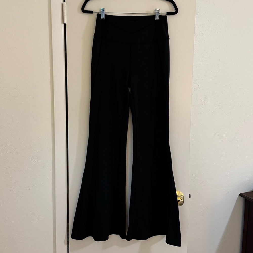 Free People Black Flare Leggings